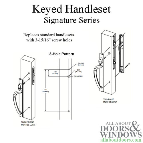 Truth Door Handle For Sliding Glass Doors Curved Top Keyed Handlset Choose Color - Truth Door Handle For Sliding Glass Doors Curved Top Keyed Handlset Choose Color