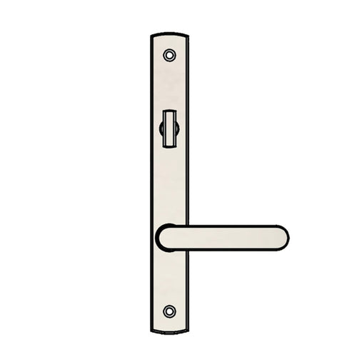 Truth Sentry Lock Handle Set, Contemporary, Decorative over Solid Brass, PVD Nickel - Truth Sentry Lock Handle Set, Contemporary, Decorative over Solid Brass, PVD Nickel