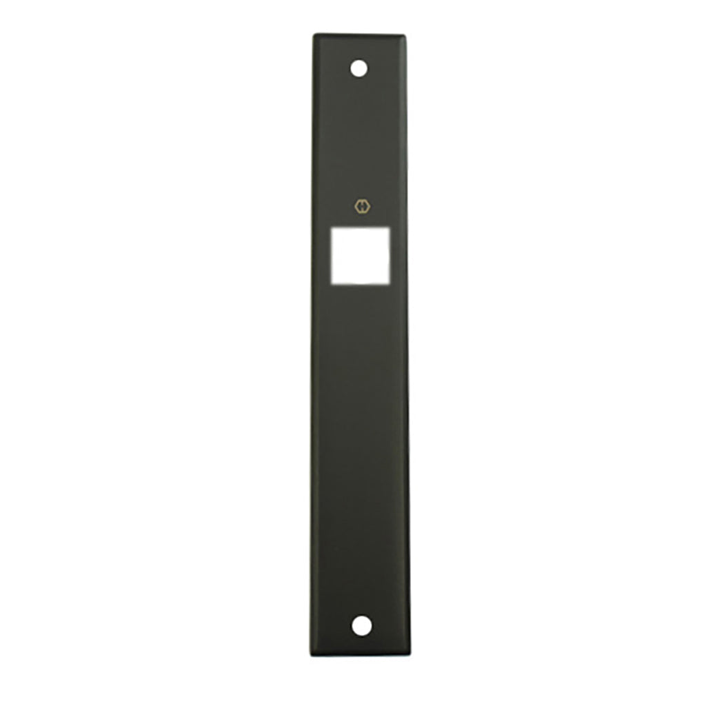 HOPPE Dallas Interior Backplate M2161N for Dummy Handlesets - Matte Black - HOPPE Dallas Interior Backplate M2161N for Dummy Handlesets - Matte Black