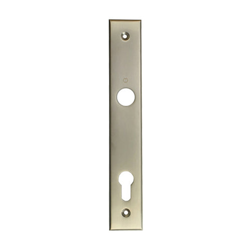HOPPE Dallas Interior Backplate M2161N for Active/Inactive Handlesets - Satin Nickel - HOPPE Dallas Interior Backplate M2161N for Active/Inactive Handlesets - Satin Nickel