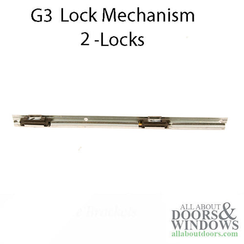 Andersen G3 2-Lock Mechanism for 400 Series Active Gliding Window - Andersen G3 2-Lock Mechanism for 400 Series Active Gliding Window