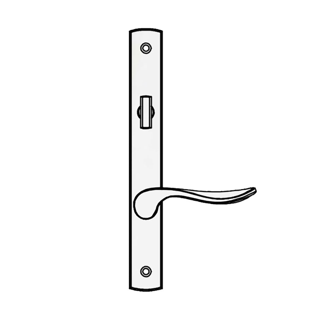 Truth Sentry Lock Handle Set, Modern, Decorative over Solid Brass, PVD Chrome - Truth Sentry Lock Handle Set, Modern, Decorative over Solid Brass, PVD Chrome