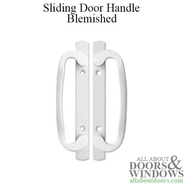 Legacy Glass Sliding Door Handle DUMMY Bright Chrome Blemished Handleset - Legacy Glass Sliding Door Handle DUMMY Bright Chrome Blemished Handleset