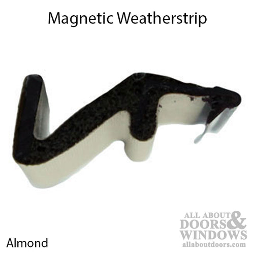 Magnetic weatherstrip For Hinged Doors On Lock Side and Top Of Door Frame - Magnetic weatherstrip For Hinged Doors On Lock Side and Top Of Door Frame