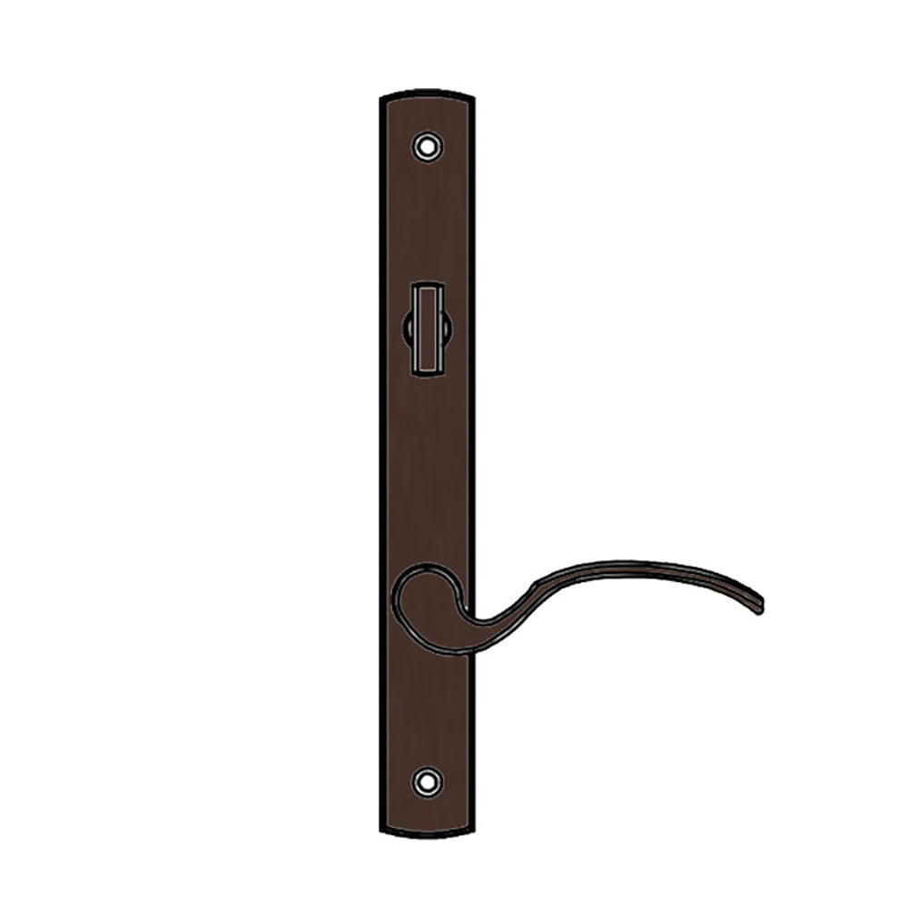 Truth Sentry Lock Handle Set, Traditional, Painted over Zinc, Faux Bronze - Truth Sentry Lock Handle Set, Traditional, Painted over Zinc, Faux Bronze