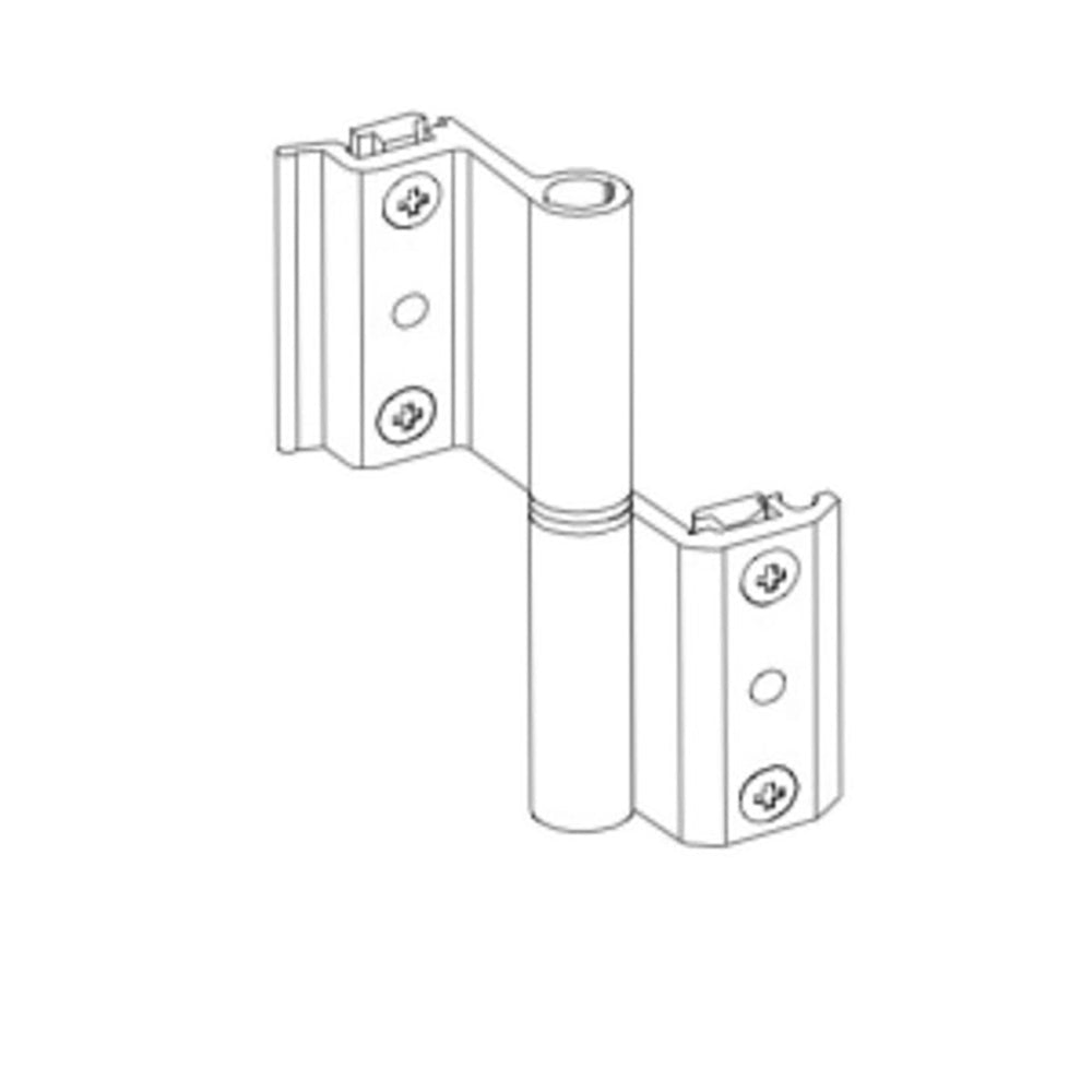 Aluminum door 2 wing Clamp hinge - Aluminum door 2 wing Clamp hinge