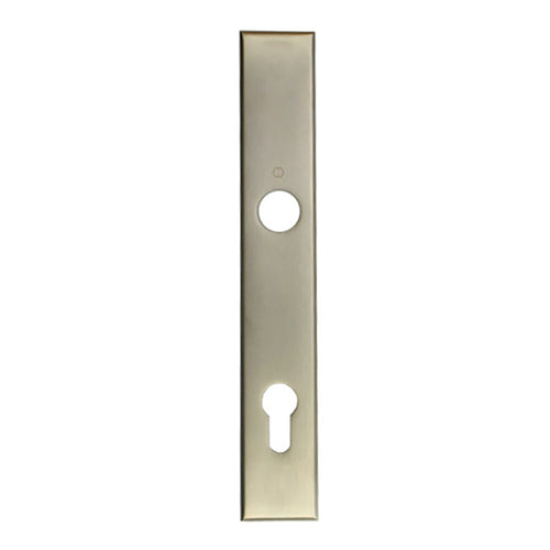 HOPPE Dallas Exterior Backplate M2161N for Active Handlesets - Satin Nickel - HOPPE Dallas Exterior Backplate M2161N for Active Handlesets - Satin Nickel