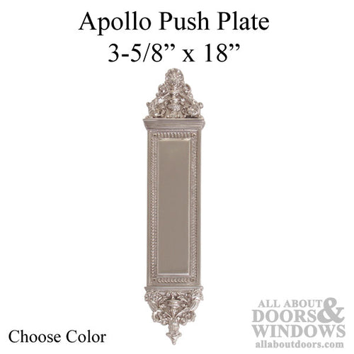 Apollo Push Plate 3-5/8