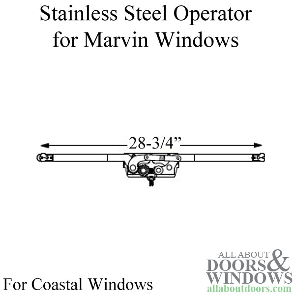 Marvin Window Operator Stainless Steel Roto Operator For Marvin Awning Windows - Marvin Window Operator Stainless Steel Roto Operator For Marvin Awning Windows