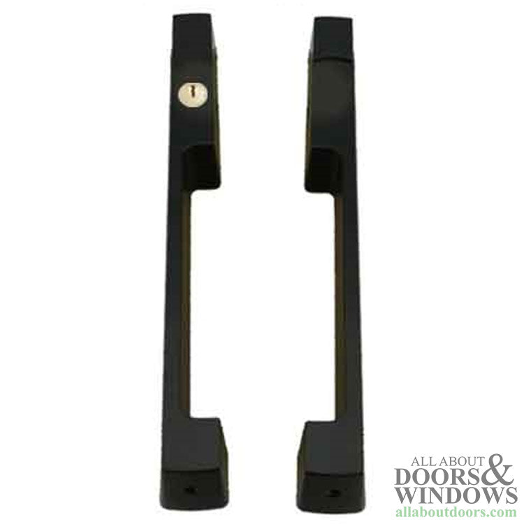 Dallas Keyed Sliding Door Handle Set Right Hand 1-3/4