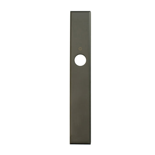 HOPPE Dallas Exterior Backplate M2161N for Inactive Handlesets - Dark Bronze Metallic - HOPPE Dallas Exterior Backplate M2161N for Inactive Handlesets - Dark Bronze Metallic