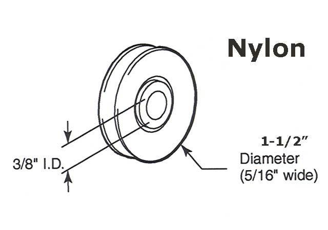 Unavailable - Roller Only,  1-1/2  Diameter Nylon Wheel - Unavailable - Roller Only,  1-1/2  Diameter Nylon Wheel