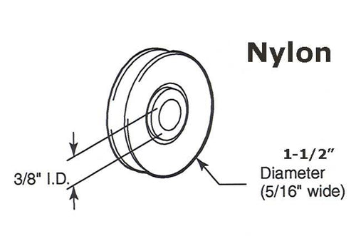 Unavailable - Roller Only,  1-1/2  Diameter Nylon Wheel - Unavailable - Roller Only,  1-1/2  Diameter Nylon Wheel