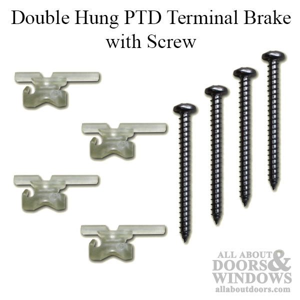 Pella Terminal Brake With Screws For Double Hung Windows - Pella Terminal Brake With Screws For Double Hung Windows