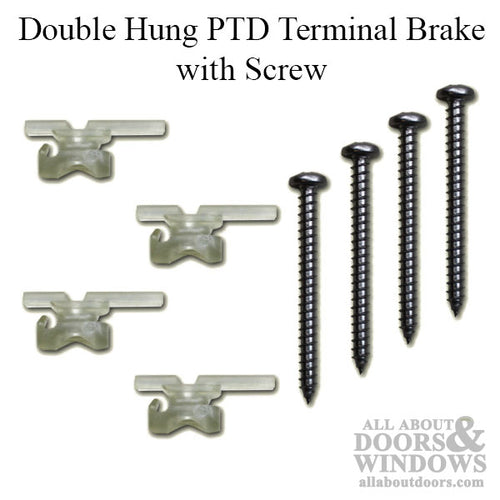 Pella Terminal Brake With Screws For Double Hung Windows - Pella Terminal Brake With Screws For Double Hung Windows