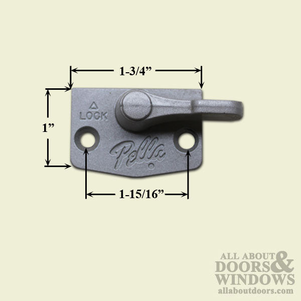 Unavailable Pella Double Hung Window Lock - Champagne - Unavailable Pella Double Hung Window Lock - Champagne