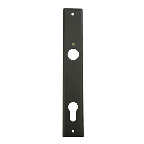 HOPPE Dallas Interior Backplate M2161N for Active/Inactive Handlesets - Matte Black - HOPPE Dallas Interior Backplate M2161N for Active/Inactive Handlesets - Matte Black
