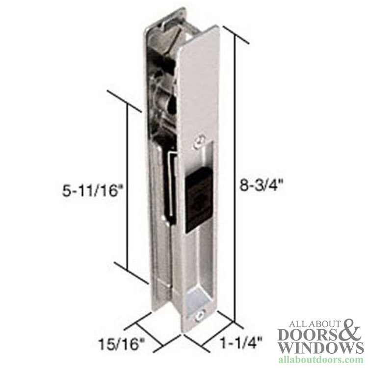 Adams Rite Sliding Door Handle Flush Mount Handleset Keyless Entry - Adams Rite Sliding Door Handle Flush Mount Handleset Keyless Entry