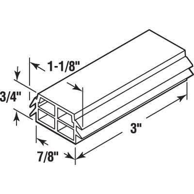 Bumper - Sliding Patio Door, Extruded Rubber Bumper - Black - Bumper - Sliding Patio Door, Extruded Rubber Bumper - Black