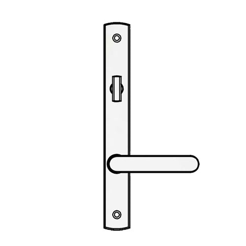 Truth Sentry Lock Handle Set, Contemporary, Decorative over Solid Brass, PVD Chrome - Truth Sentry Lock Handle Set, Contemporary, Decorative over Solid Brass, PVD Chrome