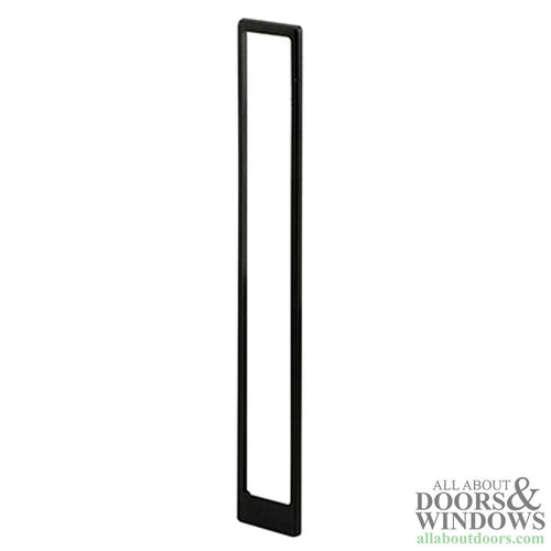 Sliding Patio Glass Door Shim Plates for 7/8 Inch Thick Doors Black Finish - Sliding Patio Glass Door Shim Plates for 7/8 Inch Thick Doors Black Finish