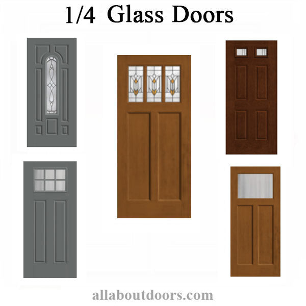 ThermaTru 1/4 Lite Glass Doors