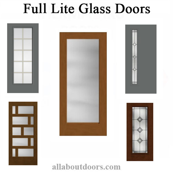 ThermaTru Full Lite Glass Doors