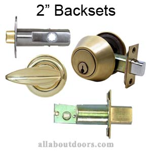 2 Inch Backset Locks & Deadbolts