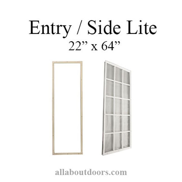 22 x 64 Door Lites & Frames – Door and Window Parts