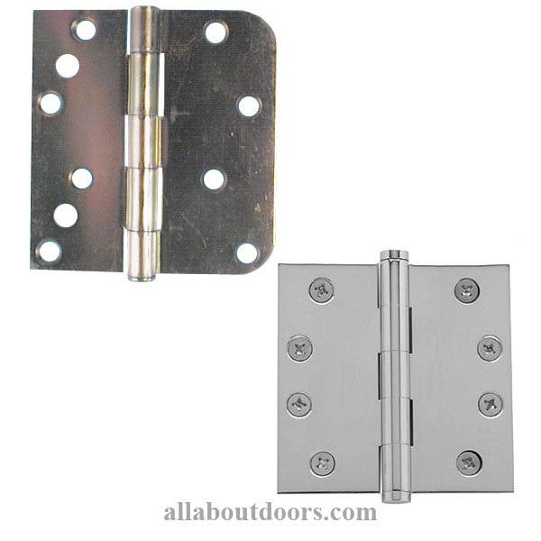 DOOR HINGES, STEEL & BRASS