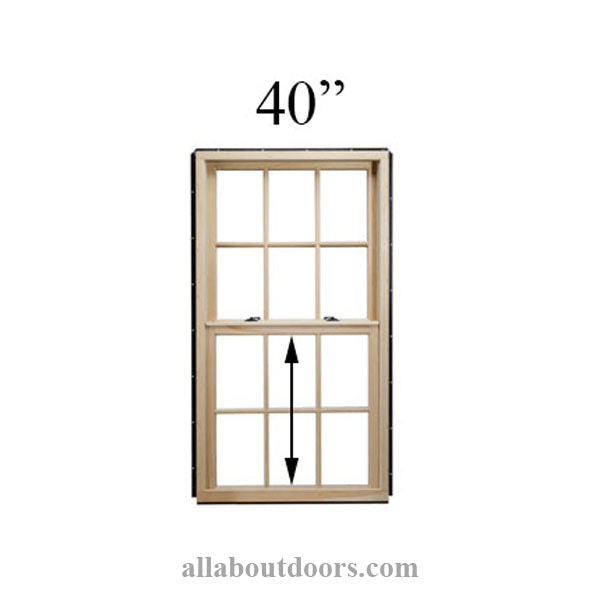 40" Glass Height