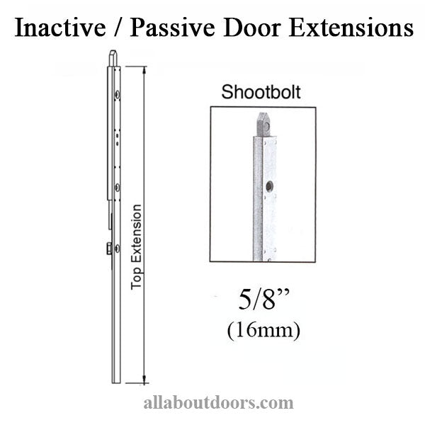 HOPPE 16mm Inactive Door Multipoint Lock Extensions