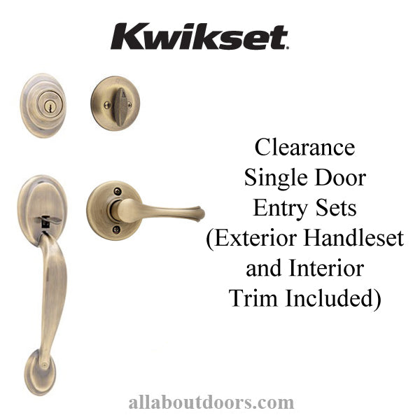 Clearance Kwikset Entry Door Handleset Combos