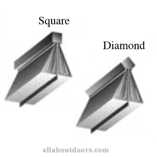 Diamond & Square Back Weatherstrip
