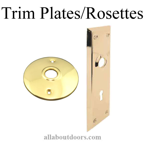 Trim Plates & Rosettes