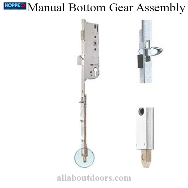 HOPPE 16mm Manual Tongue/Shootbolt Bottom Gear