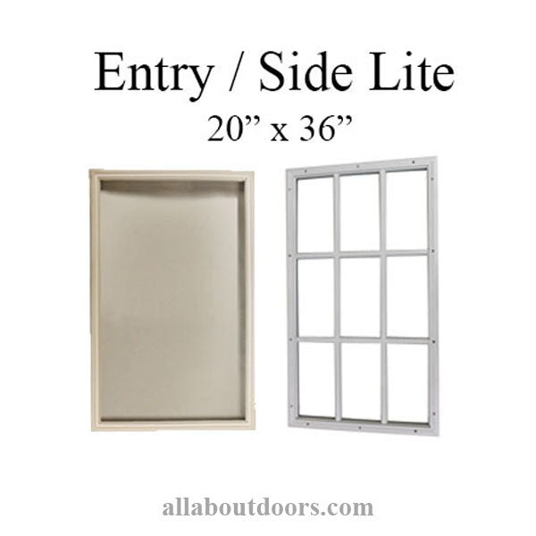 20 x 36 Door Lites & Frames