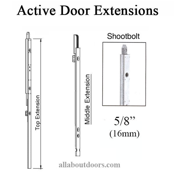 HOPPE 16mm Active Door Multipoint Lock Extensions