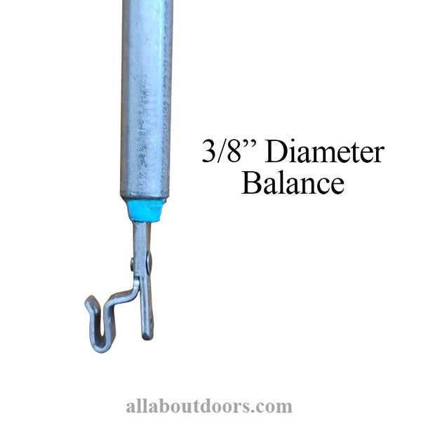 3/8 inch Spiral Balance with Metal Clip