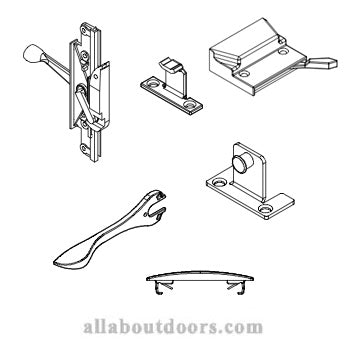 Marvin Sash Locks, Keepers & Parts