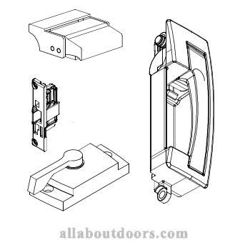 Marvin Gliding Window Locks and Latches