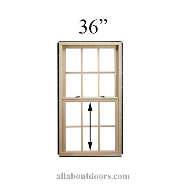 36" Glass Height