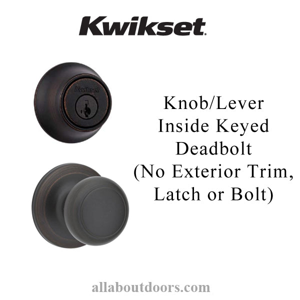 Double Cylinder Interior Trim Handleset