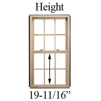 19-11/16" Unobstructed Glass Height