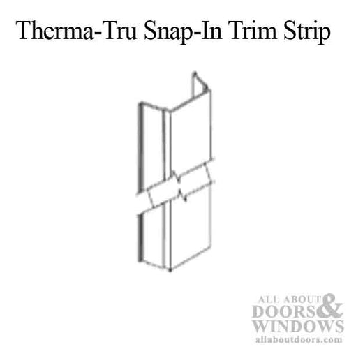Therma Tru Snap in Trim Cover for 6'8
