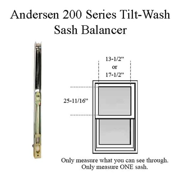 Andersen 200 Series Tilt-Wash Double Hung Sash Balancer - M650 - Andersen 200 Series Tilt-Wash Double Hung Sash Balancer - M650