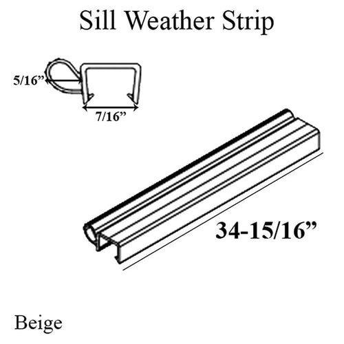Marvin Integrity Weatherstrip V2026 Sill Weatherstrip 34.9375 Inch Weather Seal - Marvin Integrity Weatherstrip V2026 Sill Weatherstrip 34.9375 Inch Weather Seal