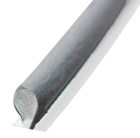 Weather-strip .187 T-slot backing  .225 foam filled bulb, slide-in type - Weather-strip .187 T-slot backing  .225 foam filled bulb, slide-in type