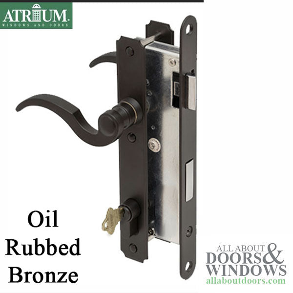Atrium Door Hardware Lever Set Mortise Lock Keyed Thumb Turn Choose Color - Atrium Door Hardware Lever Set Mortise Lock Keyed Thumb Turn Choose Color