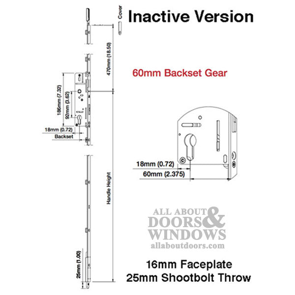 16mm Inactive Gear, 70/92, 36